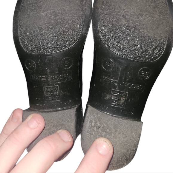 Vtg Marc Jacobs | Logo plaque | Rubber Rain boots | Made in Italy | 90s - Picture 5 of 12
